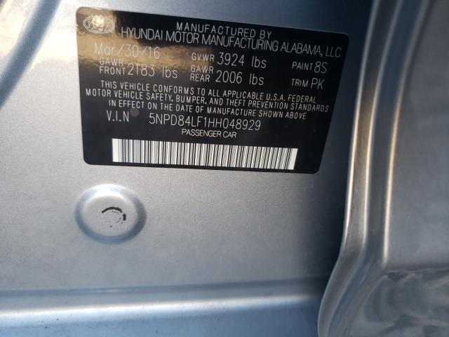 Photo 9 VIN: 5NPD84LF1HH048929 - HYUNDAI ELANTRA 