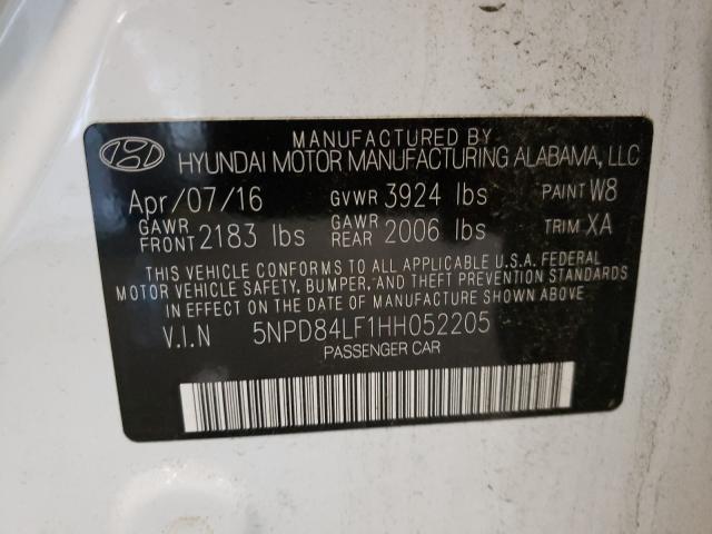 Photo 9 VIN: 5NPD84LF1HH052205 - HYUNDAI ELANTRA 