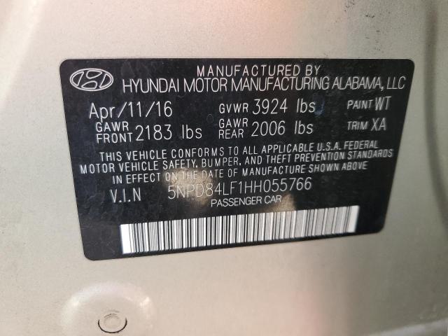 Photo 12 VIN: 5NPD84LF1HH055766 - HYUNDAI ELANTRA SE 