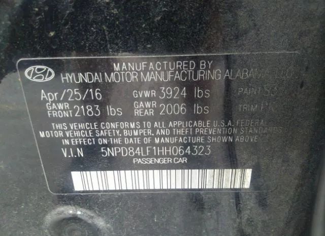 Photo 8 VIN: 5NPD84LF1HH064323 - HYUNDAI ELANTRA 