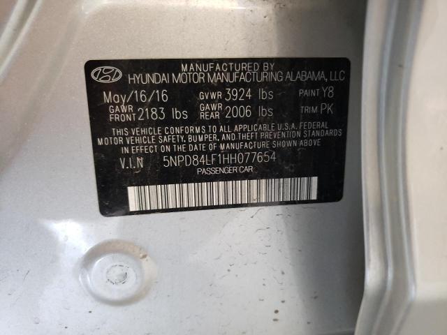 Photo 11 VIN: 5NPD84LF1HH077654 - HYUNDAI ELANTRA SE 