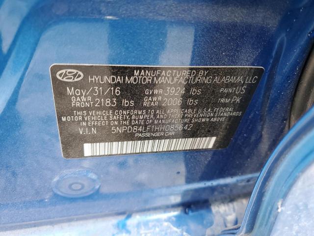 Photo 11 VIN: 5NPD84LF1HH085642 - HYUNDAI ELANTRA 