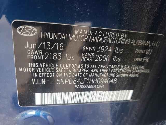 Photo 9 VIN: 5NPD84LF1HH094048 - HYUNDAI ELANTRA 