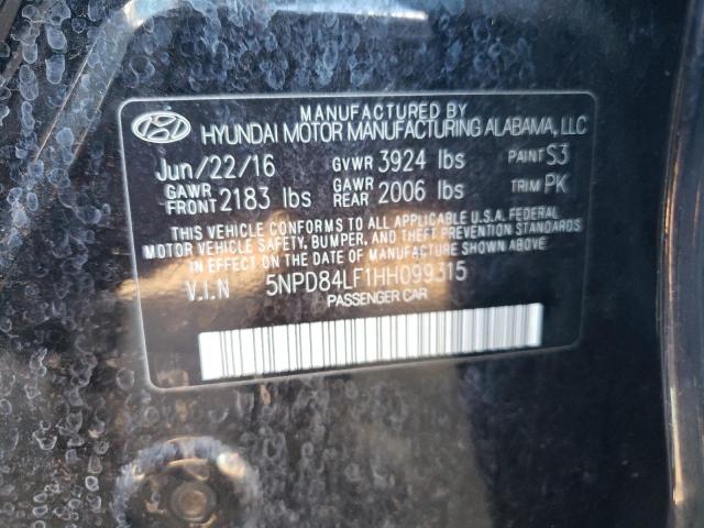 Photo 11 VIN: 5NPD84LF1HH099315 - HYUNDAI ELANTRA SE 