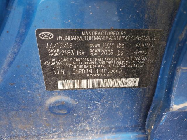 Photo 9 VIN: 5NPD84LF1HH105663 - HYUNDAI ELANTRA SE 