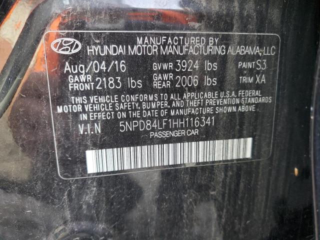 Photo 12 VIN: 5NPD84LF1HH116341 - HYUNDAI ELANTRA 