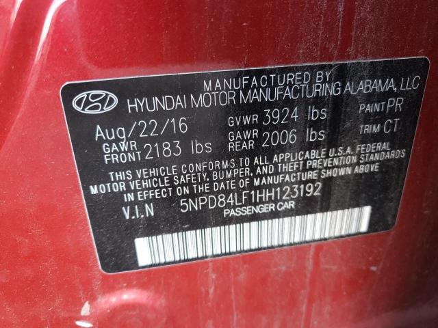 Photo 11 VIN: 5NPD84LF1HH123192 - HYUNDAI ELANTRA SE 