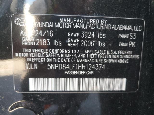 Photo 11 VIN: 5NPD84LF1HH124374 - HYUNDAI ELANTRA SE 