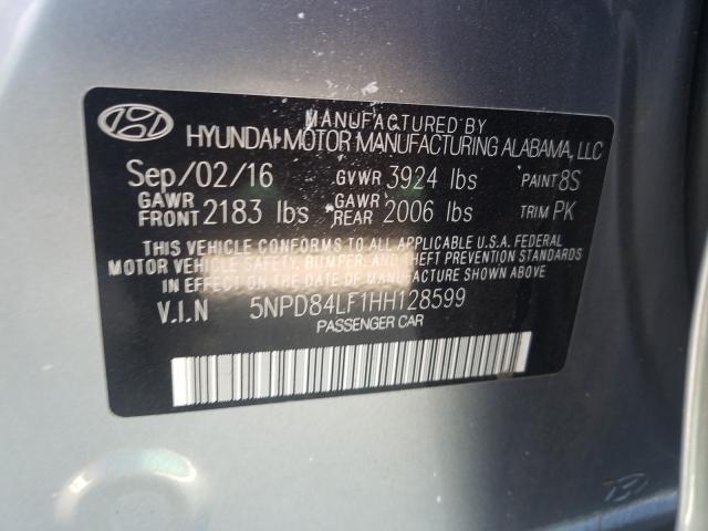 Photo 9 VIN: 5NPD84LF1HH128599 - HYUNDAI ELANTRA SE 