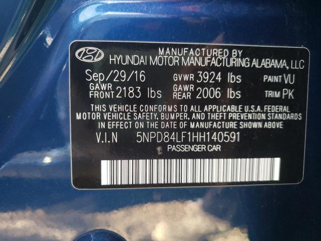 Photo 9 VIN: 5NPD84LF1HH140591 - HYUNDAI ELANTRA SE 