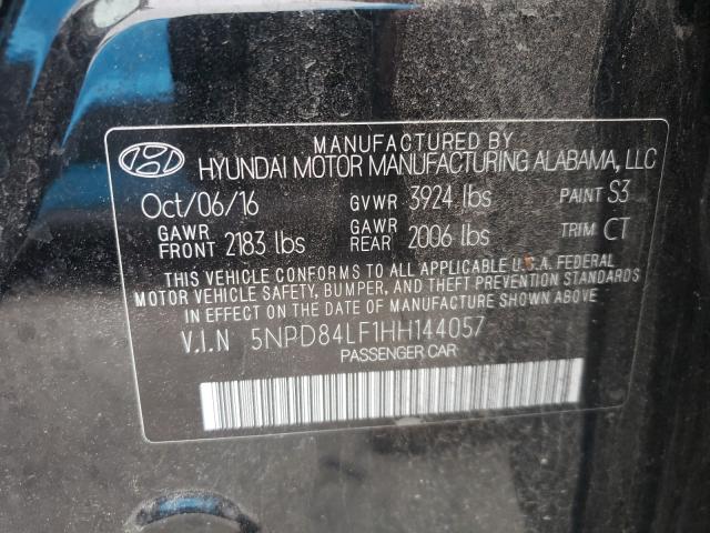 Photo 9 VIN: 5NPD84LF1HH144057 - HYUNDAI ELANTRA SE 