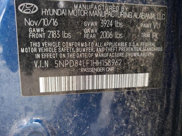 Photo 9 VIN: 5NPD84LF1HH158962 - HYUNDAI ELANTRA SE 