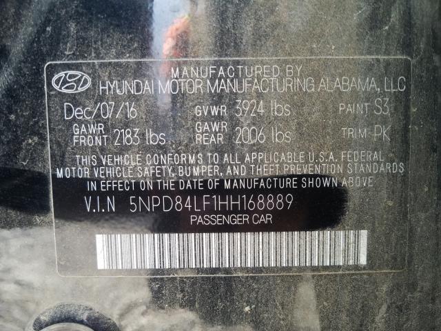 Photo 9 VIN: 5NPD84LF1HH168889 - HYUNDAI ELANTRA SE 