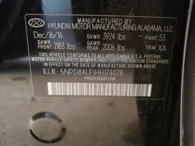 Photo 9 VIN: 5NPD84LF1HH174028 - HYUNDAI ELANTRA SE 