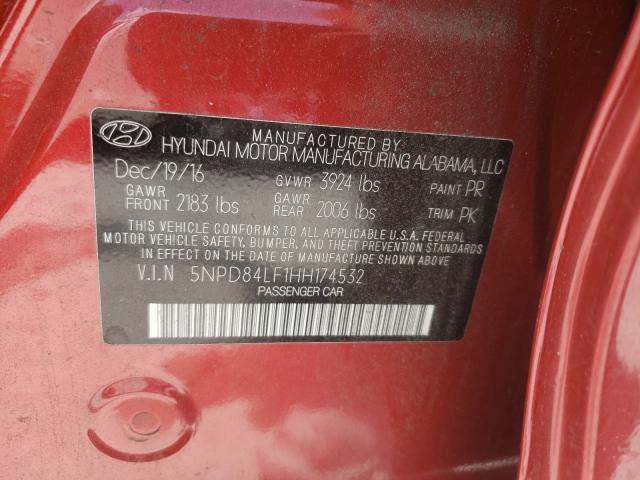 Photo 9 VIN: 5NPD84LF1HH174532 - HYUNDAI ELANTRA 