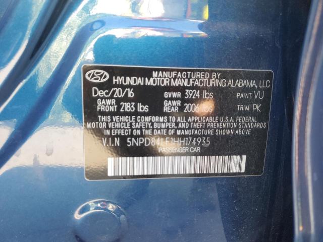 Photo 11 VIN: 5NPD84LF1HH174935 - HYUNDAI ELANTRA 