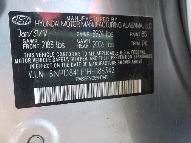 Photo 9 VIN: 5NPD84LF1HH186342 - HYUNDAI ELANTRA SE 