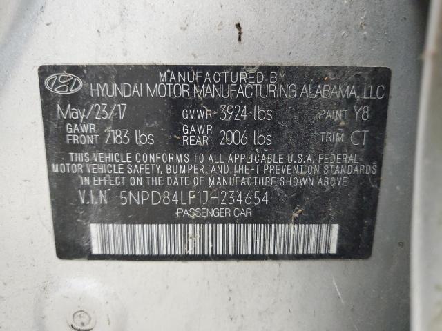 Photo 11 VIN: 5NPD84LF1JH234654 - HYUNDAI ELANTRA SE 