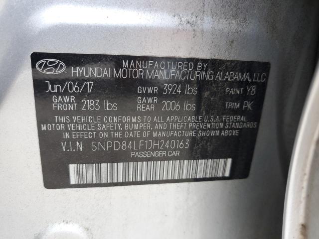 Photo 12 VIN: 5NPD84LF1JH240163 - HYUNDAI ELANTRA SE 