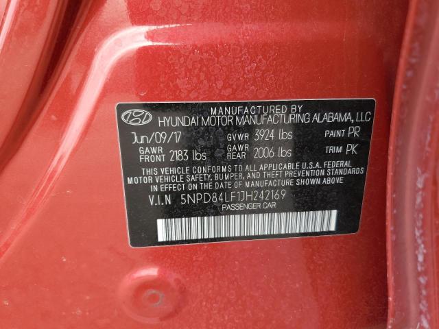 Photo 11 VIN: 5NPD84LF1JH242169 - HYUNDAI ELANTRA SE 