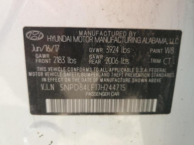 Photo 12 VIN: 5NPD84LF1JH244715 - HYUNDAI ELANTRA SE 