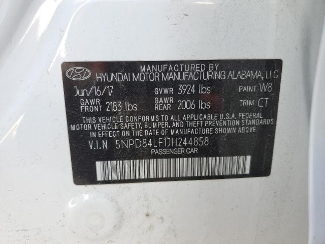 Photo 12 VIN: 5NPD84LF1JH244858 - HYUNDAI ELANTRA 