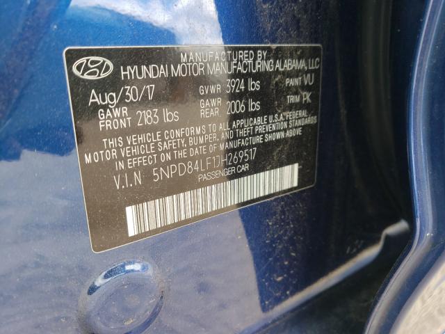 Photo 9 VIN: 5NPD84LF1JH269517 - HYUNDAI ELANTRA 