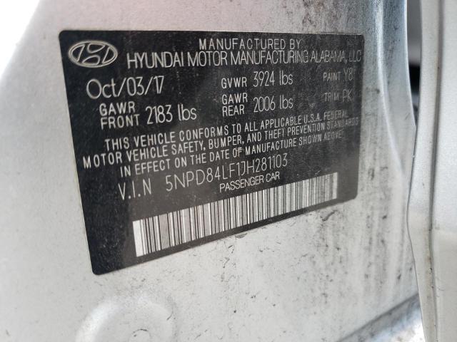 Photo 11 VIN: 5NPD84LF1JH281103 - HYUNDAI ELANTRA SE 