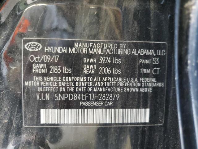 Photo 12 VIN: 5NPD84LF1JH282879 - HYUNDAI ELANTRA SE 