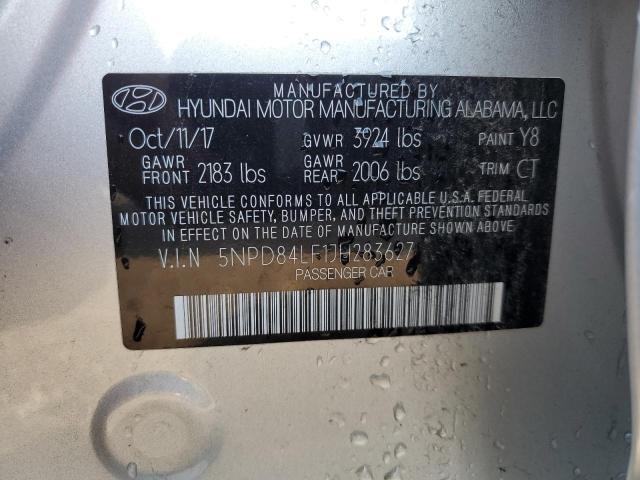 Photo 9 VIN: 5NPD84LF1JH283627 - HYUNDAI ELANTRA SE 