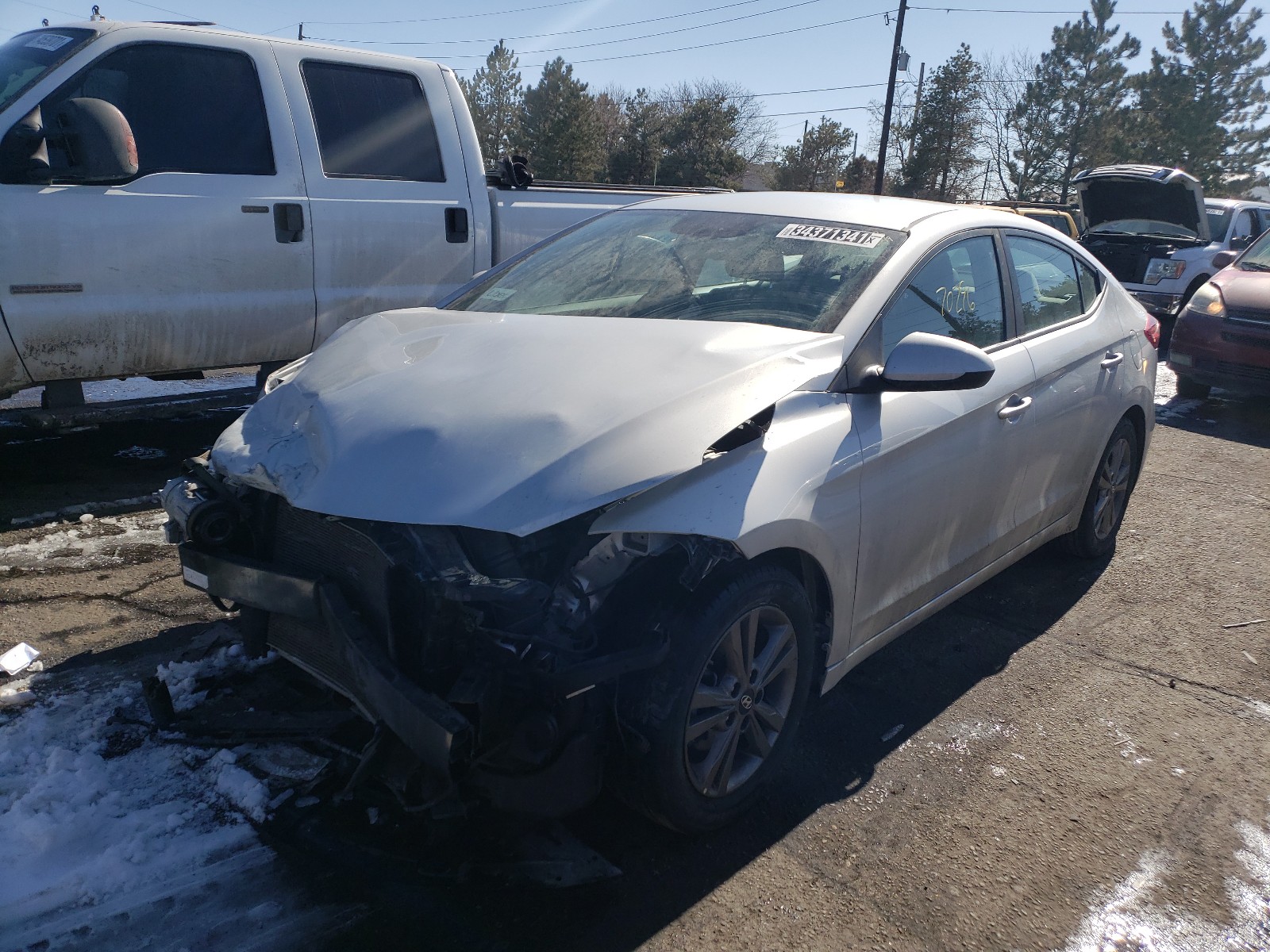 Photo 1 VIN: 5NPD84LF1JH289847 - HYUNDAI ELANTRA SE 