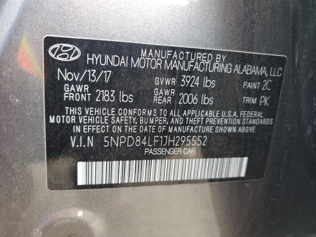 Photo 11 VIN: 5NPD84LF1JH295552 - HYUNDAI ELANTRA 