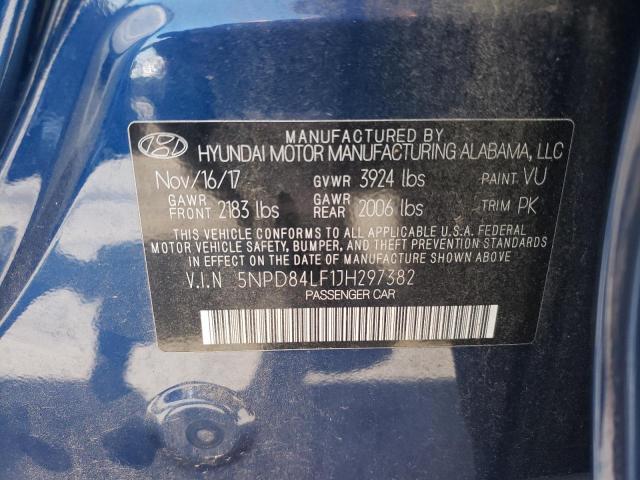 Photo 12 VIN: 5NPD84LF1JH297382 - HYUNDAI ELANTRA SE 