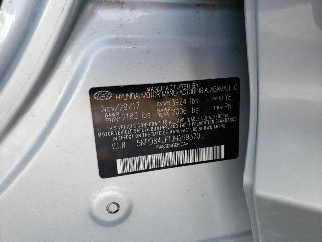 Photo 11 VIN: 5NPD84LF1JH299570 - HYUNDAI ELANTRA SE 