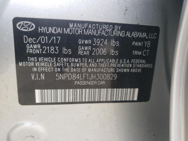 Photo 9 VIN: 5NPD84LF1JH300829 - HYUNDAI ELANTRA SE 