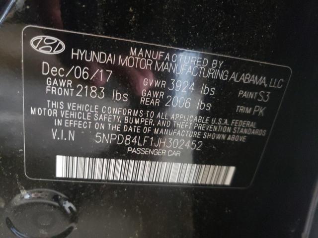 Photo 9 VIN: 5NPD84LF1JH302452 - HYUNDAI ELANTRA SE 