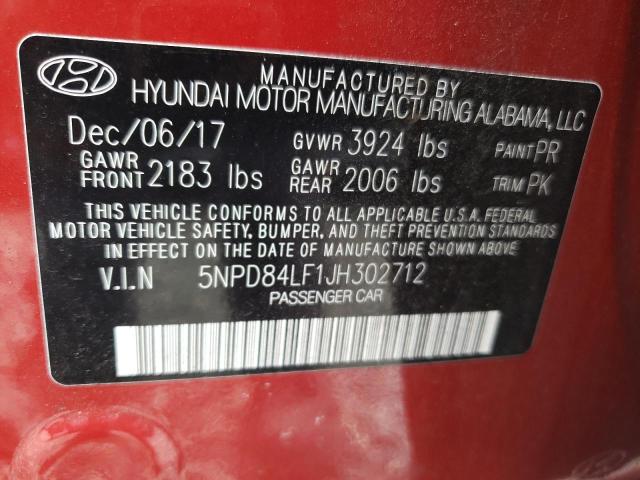 Photo 11 VIN: 5NPD84LF1JH302712 - HYUNDAI ELANTRA SE 