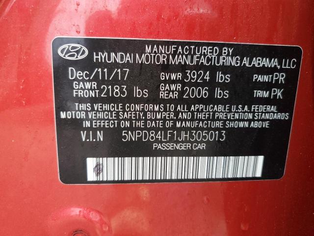 Photo 12 VIN: 5NPD84LF1JH305013 - HYUNDAI ELANTRA SE 