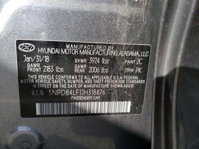 Photo 11 VIN: 5NPD84LF1JH318876 - HYUNDAI ELANTRA SE 