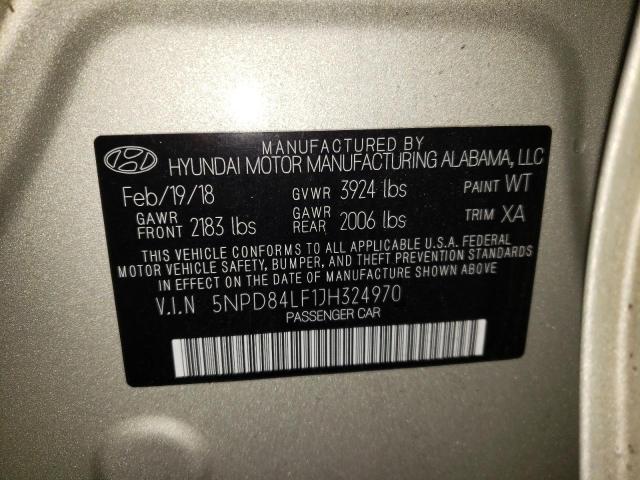 Photo 11 VIN: 5NPD84LF1JH324970 - HYUNDAI ELANTRA SE 