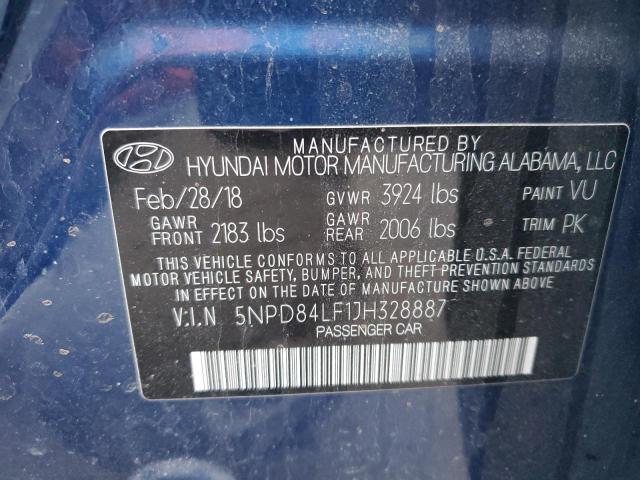 Photo 11 VIN: 5NPD84LF1JH328887 - HYUNDAI ELANTRA SE 