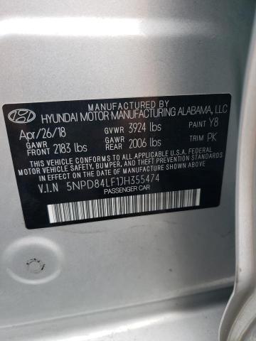 Photo 12 VIN: 5NPD84LF1JH355474 - HYUNDAI ELANTRA 