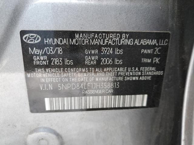 Photo 12 VIN: 5NPD84LF1JH358813 - HYUNDAI ELANTRA SE 