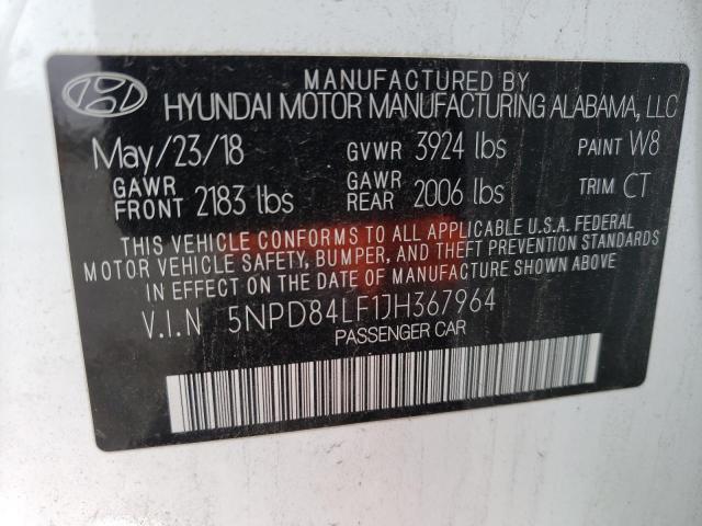 Photo 11 VIN: 5NPD84LF1JH367964 - HYUNDAI ELANTRA SE 