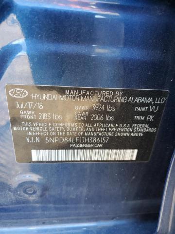 Photo 12 VIN: 5NPD84LF1JH386157 - HYUNDAI ELANTRA SE 