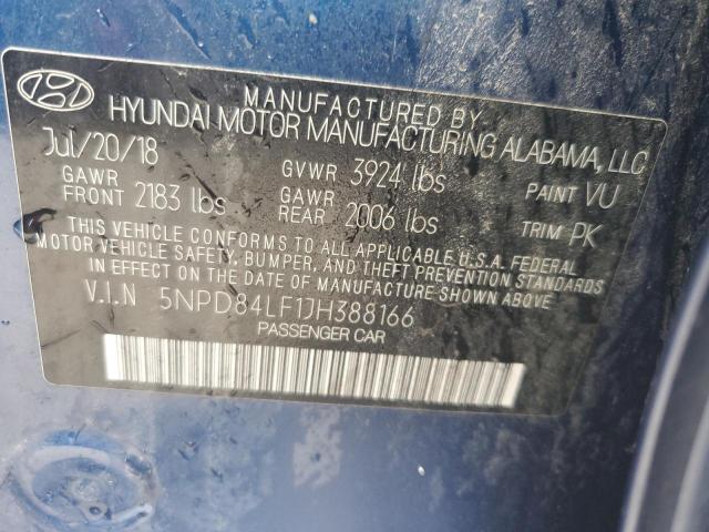 Photo 12 VIN: 5NPD84LF1JH388166 - HYUNDAI ELANTRA 