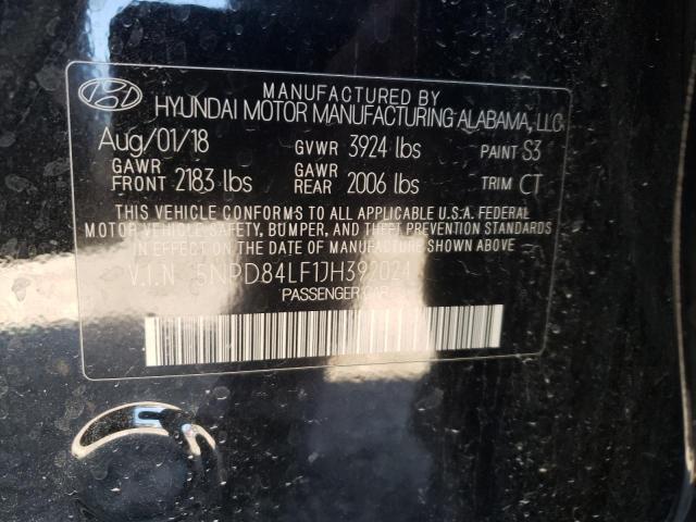 Photo 9 VIN: 5NPD84LF1JH392024 - HYUNDAI ELANTRA SE 