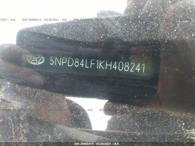 Photo 8 VIN: 5NPD84LF1KH408241 - HYUNDAI ELANTRA 