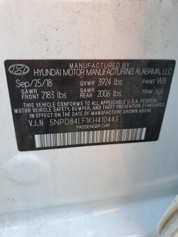 Photo 11 VIN: 5NPD84LF1KH410443 - HYUNDAI ELANTRA 