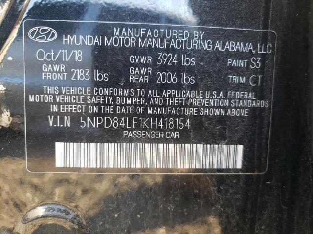 Photo 11 VIN: 5NPD84LF1KH418154 - HYUNDAI ELANTRA SE 